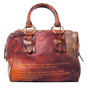 Louis Vuitton Limited Edition Richard Prince Mancrazy Jokes Bag